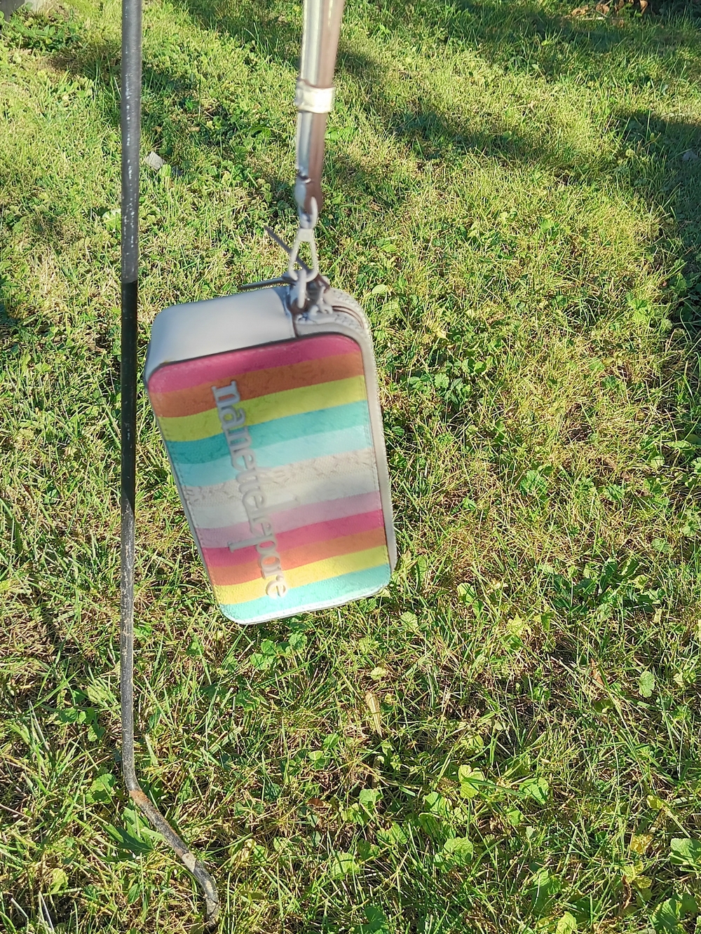 Nanette Lepore Multicolor Striped Wristlet